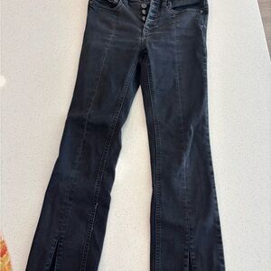 Free People Black Flare Jeans